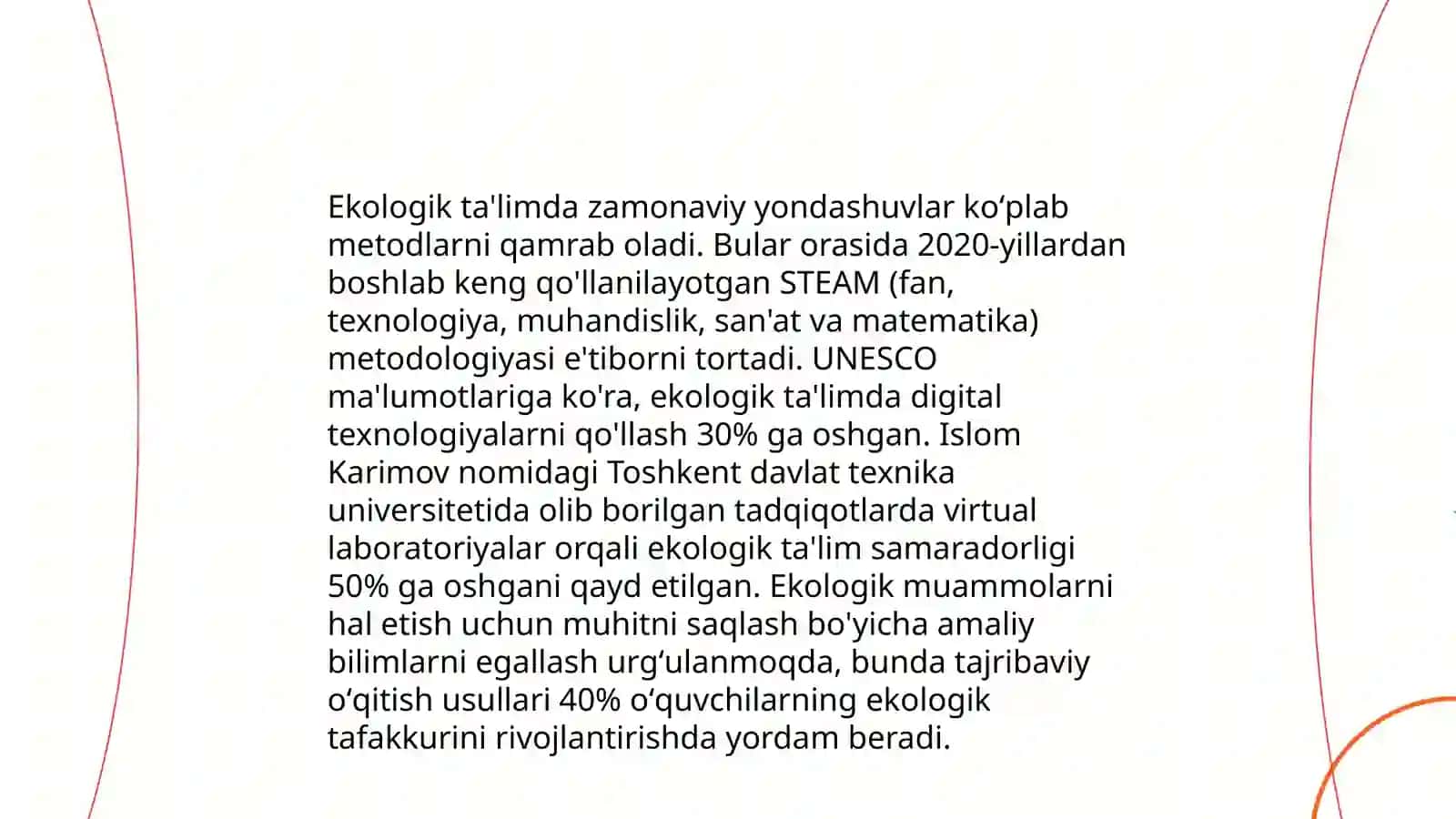 Uzluksiz taʼlimda ekologik talim konsepsiyasi 4
