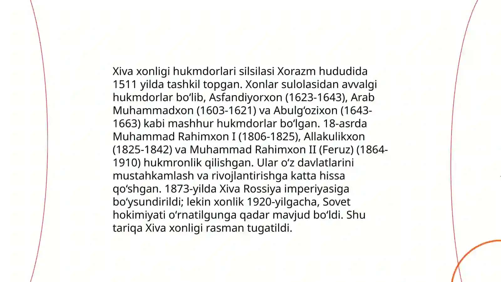 Xiva xonligi tarixshunosligi 4