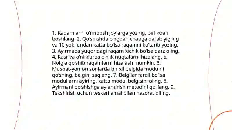 Hosila va uning ustida amallar bajariah metodikasi 4