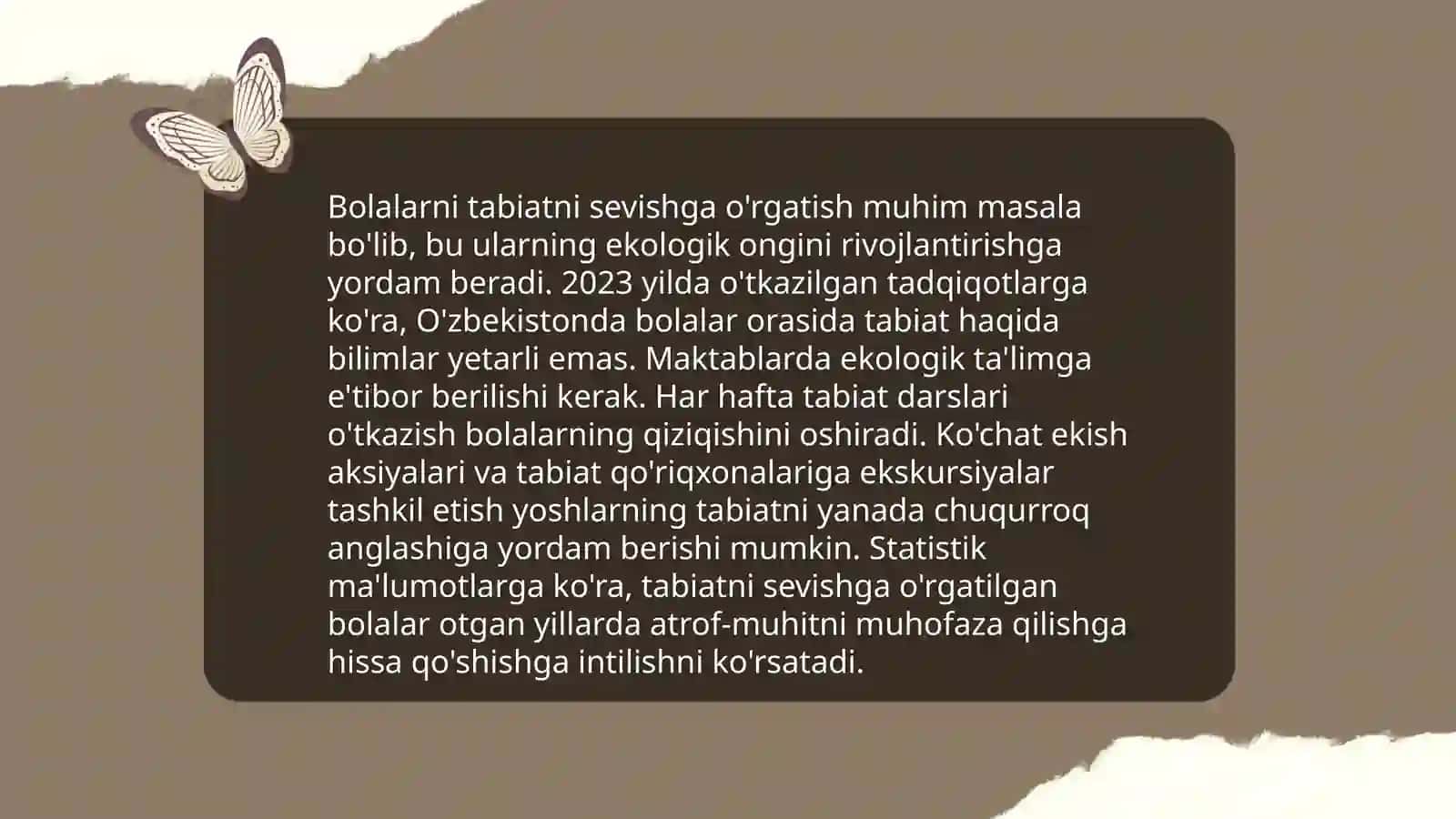 Tabiat bilan tanishtirishda amaliy metod 4