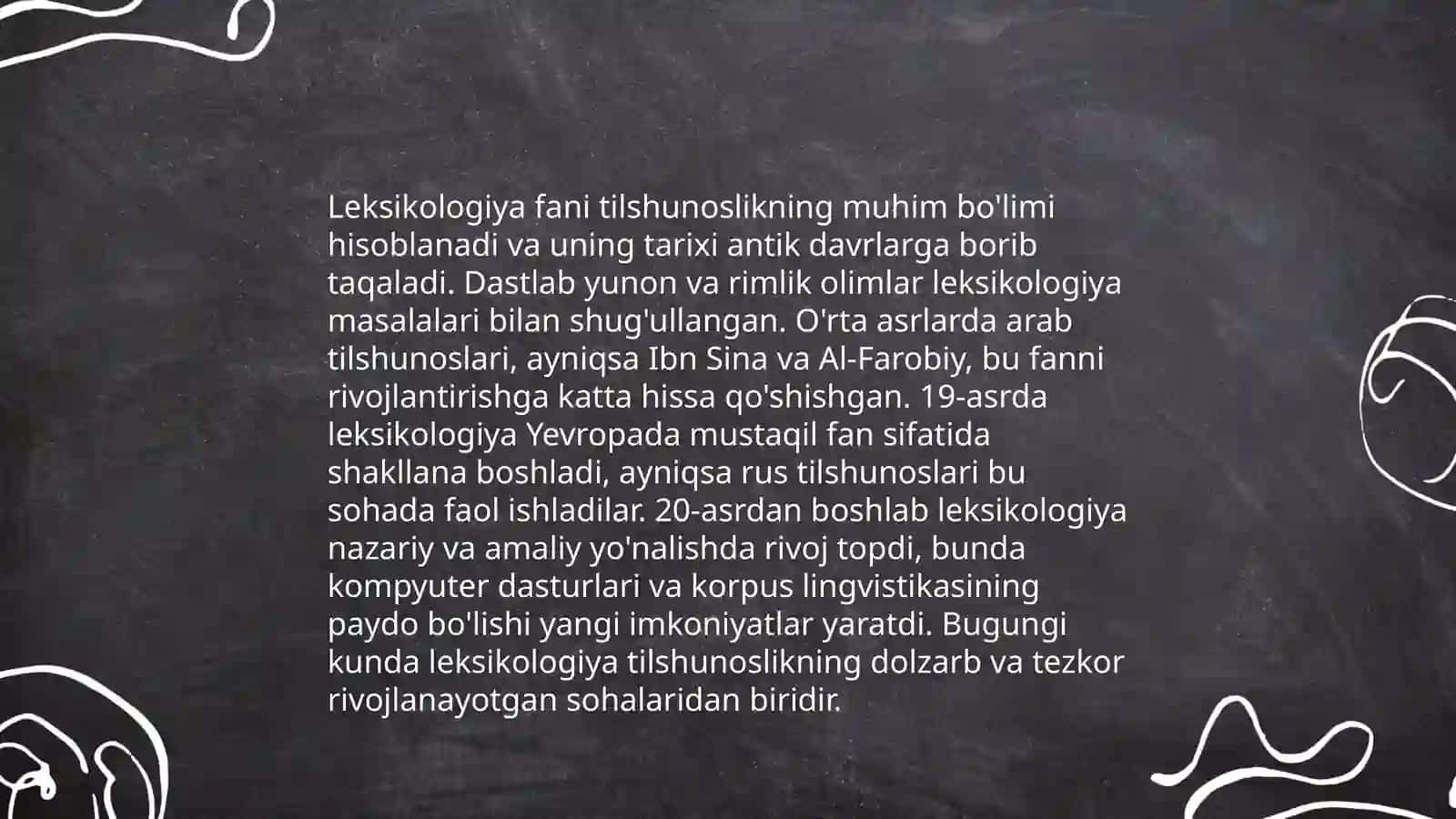 Leksikologiyaning oʻrganish obyekti predmeti va vazifalari 4