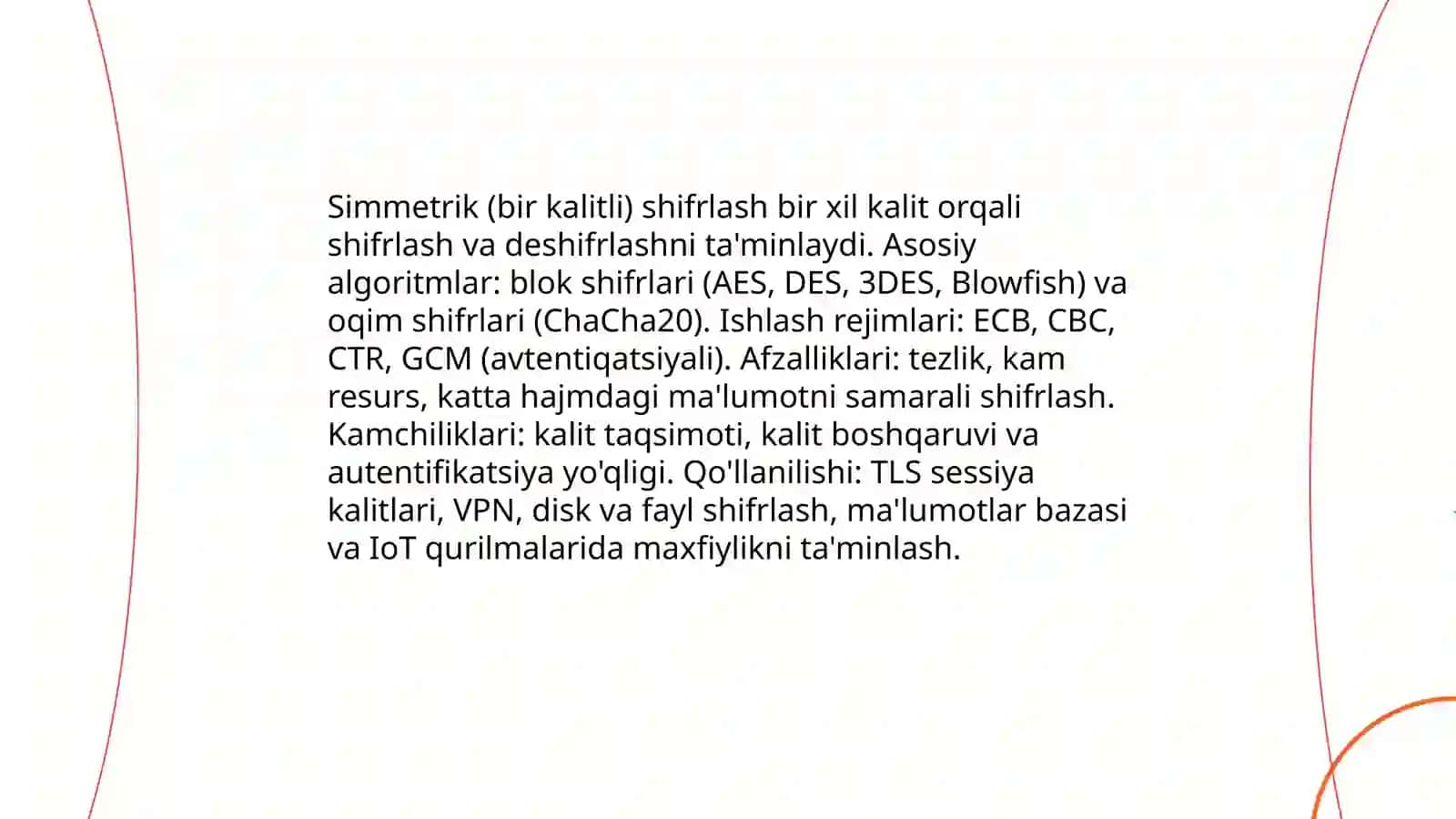 Kriptografiya va malumotlarni shifrlash 4