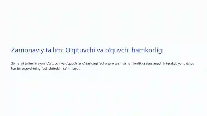 Ta'lim Metodlari va Ular Tasnifi 4