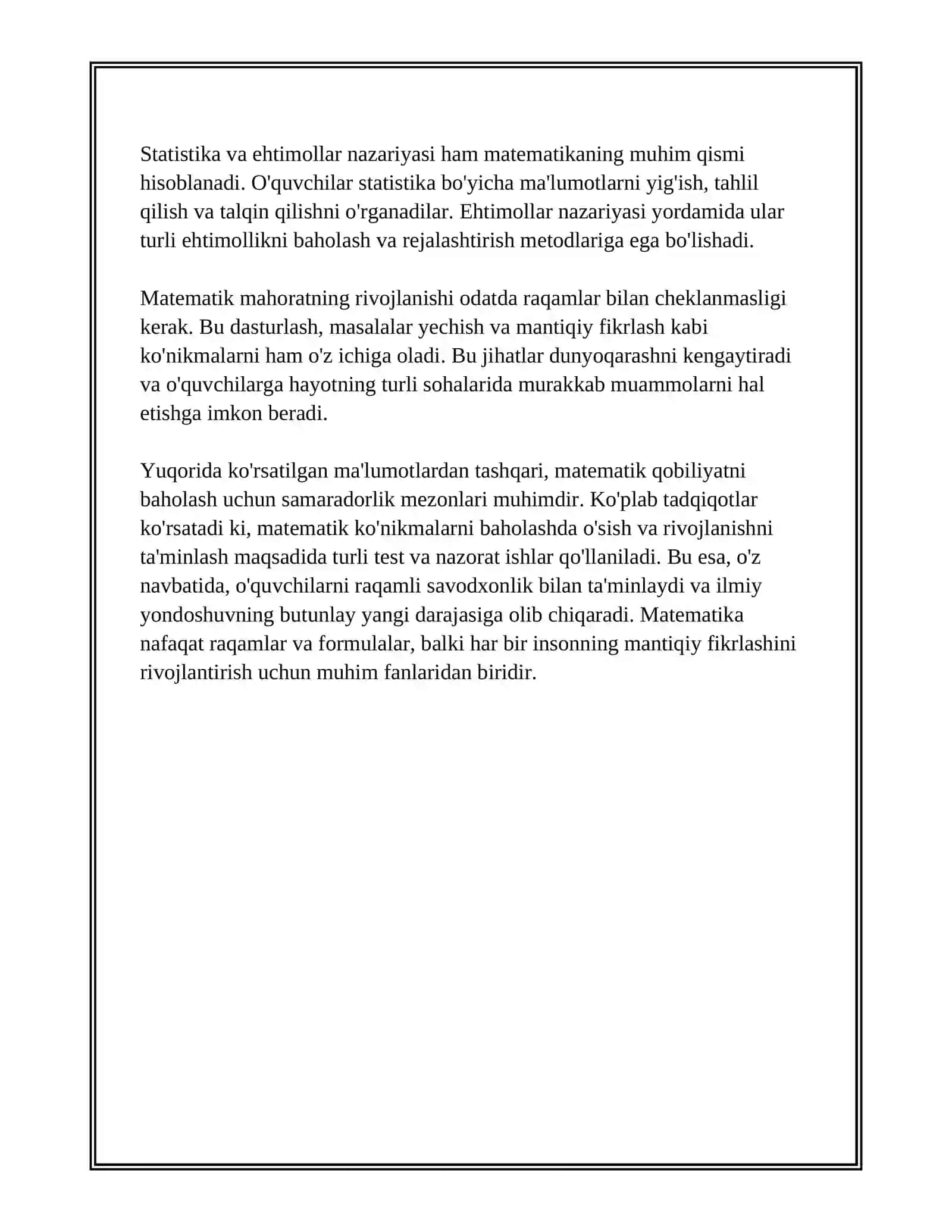 MAHORAT DARSLARI 4