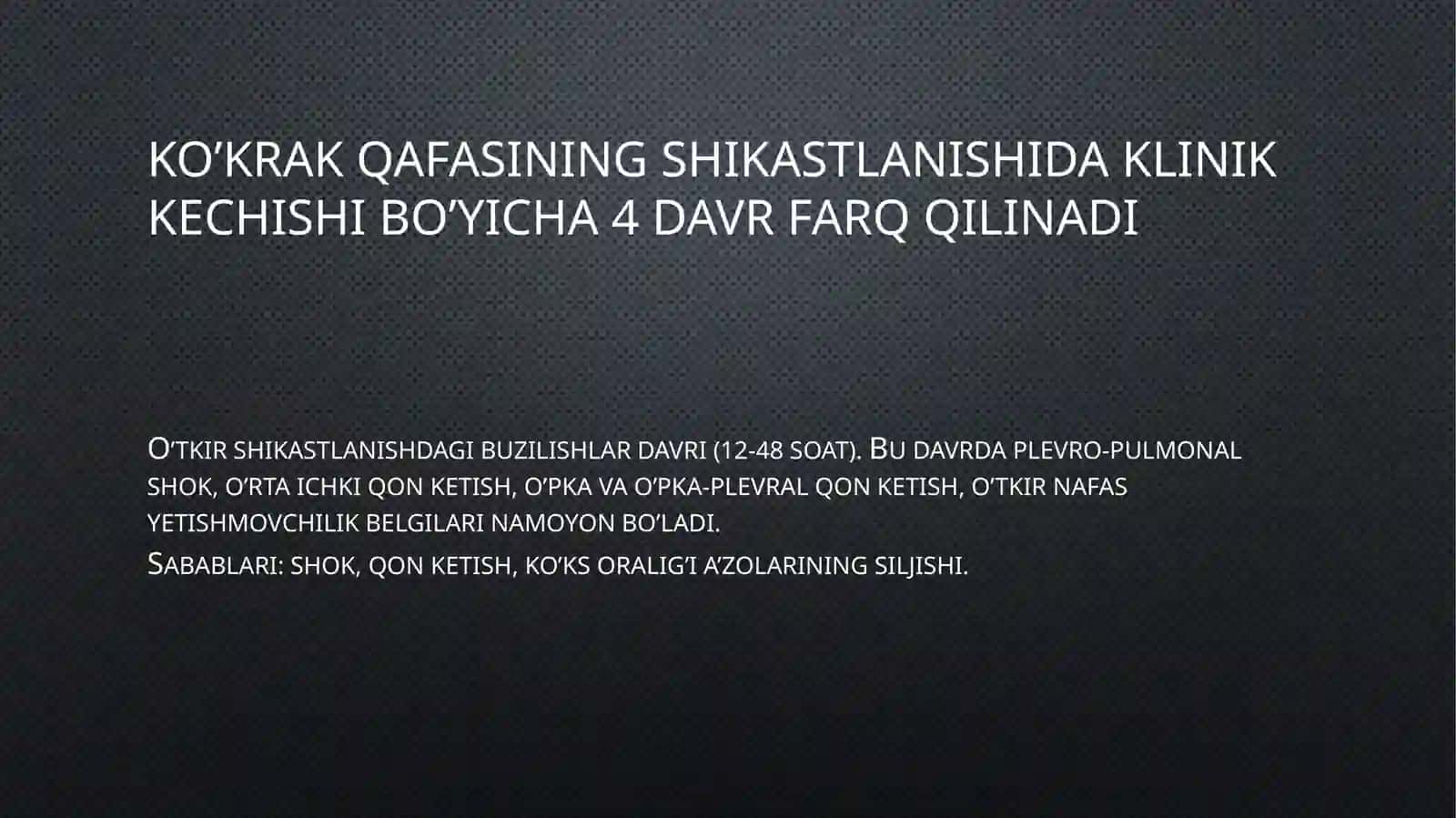 Bolalarda ko'krak qafasi a'zolarining yopiq shikastlanishi 4