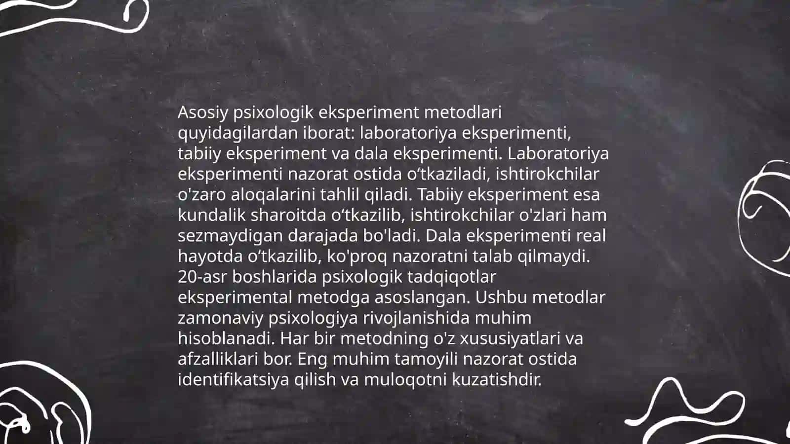 Psixologiya: REAL EKSPERIMENT 4