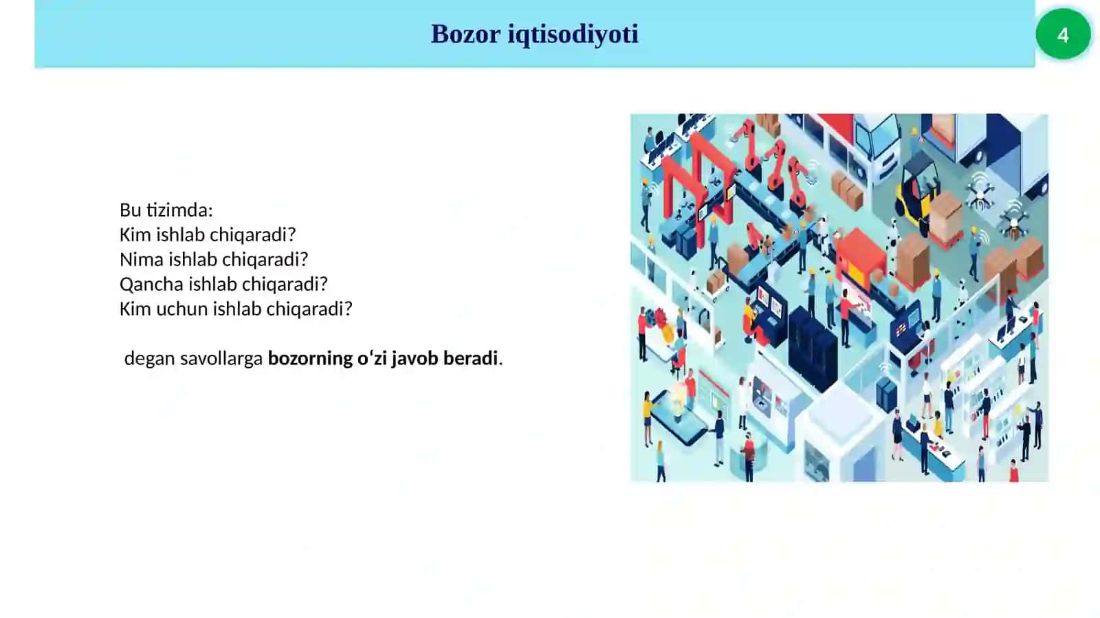 Bozor iqtisodiyoti va biznes 4