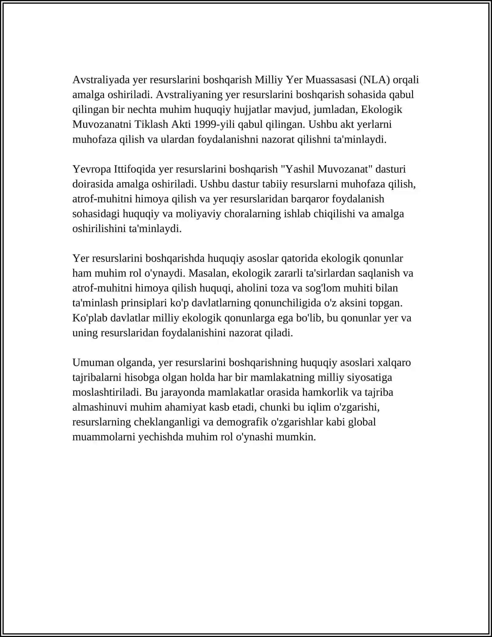 DAVLAT ORGANLARI TOMONIDAN YER RESURSLARINI BOSHQARISH 4