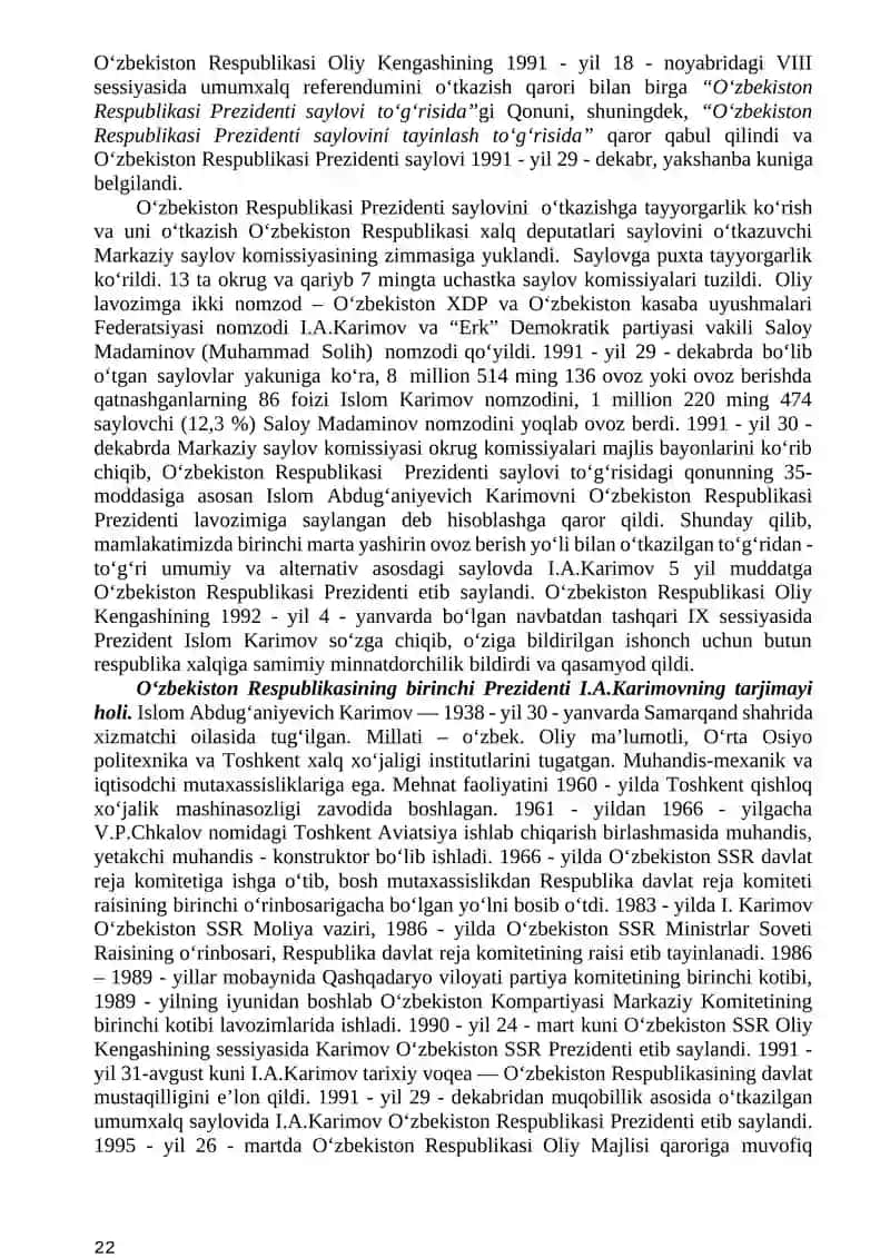 O‘zbekiston Mustaqilligi 4