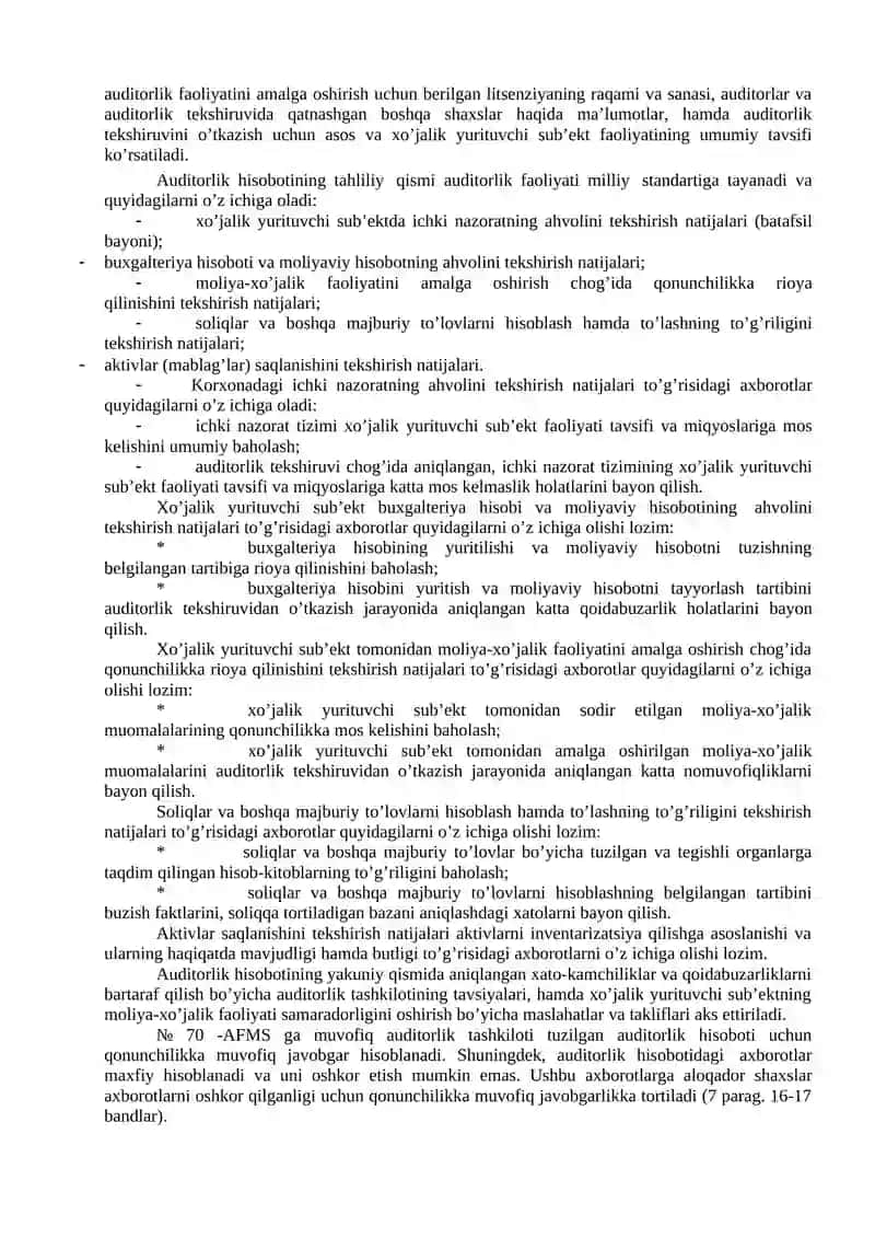 AUDITORLIK TEKSHIRUVINING YAKUNIY BOSQICHI 4