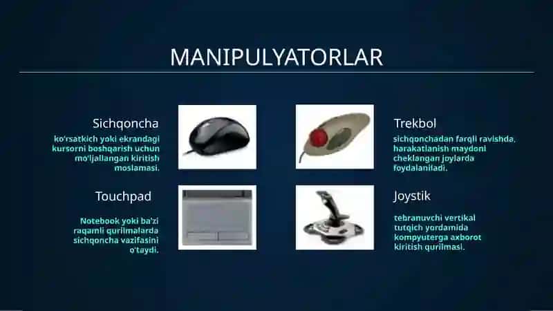 Kompyuterning tashqi qurilmalari 4