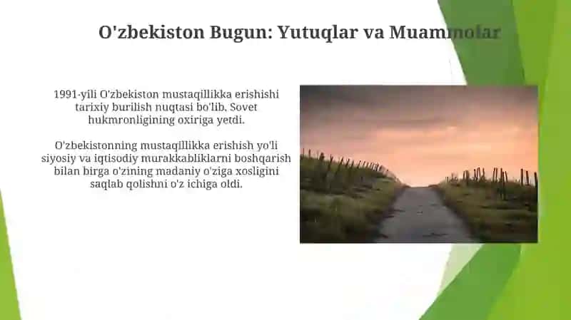 Mustaqil Oʻzbekistonning tashkil topishi va uning tarixiy ahamiyati 4