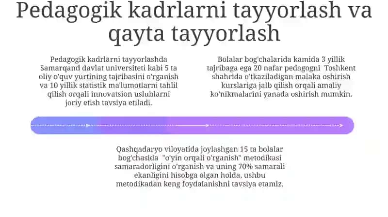 Maktabgacha ta'lim rivojlanish markazlarini tashkil etish metodi 4