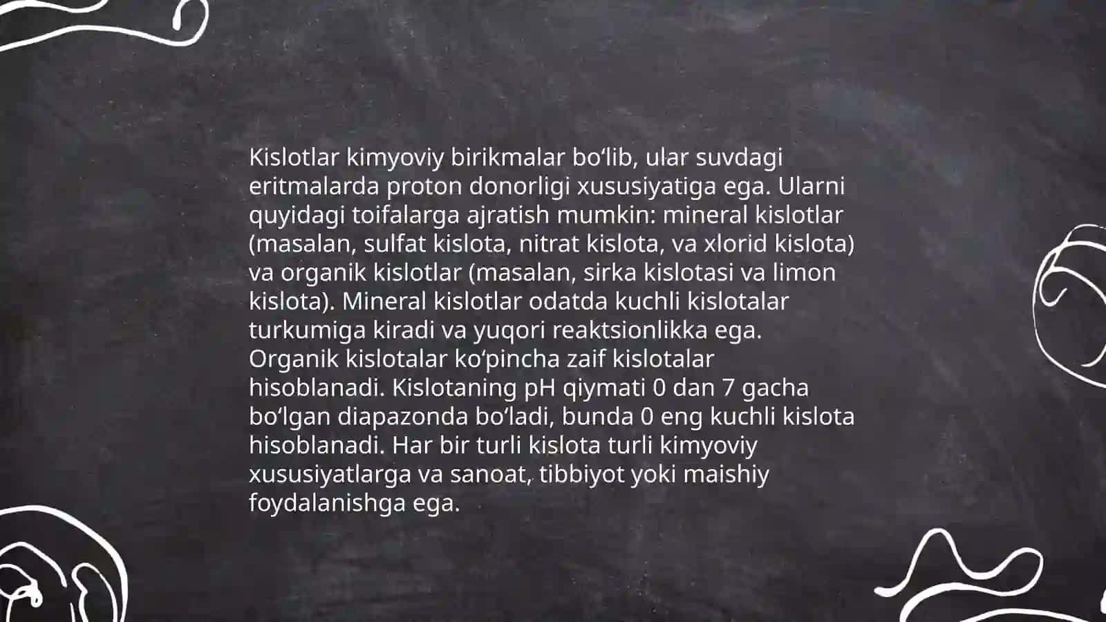 Kislotalar 4