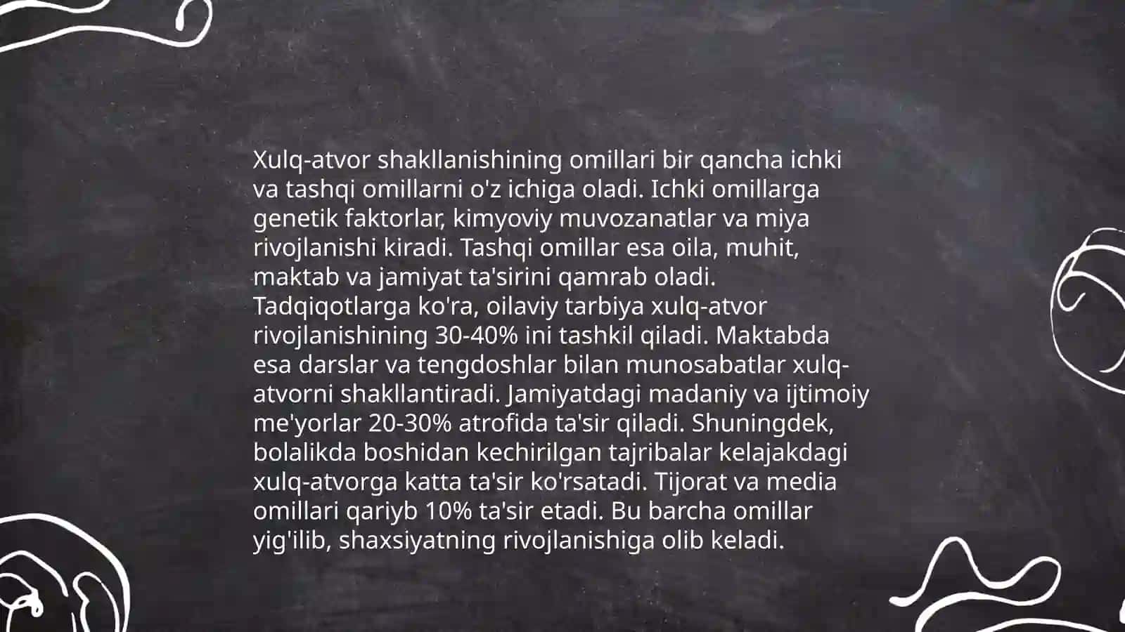 Xulq atvorning pisixalogik asosi 4