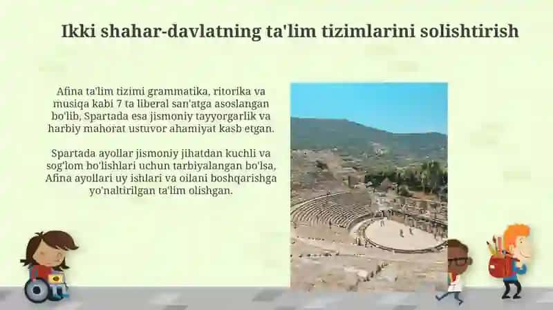 Qadimgi Sparta va Afina maktablarida taʼlim tarbiya 4