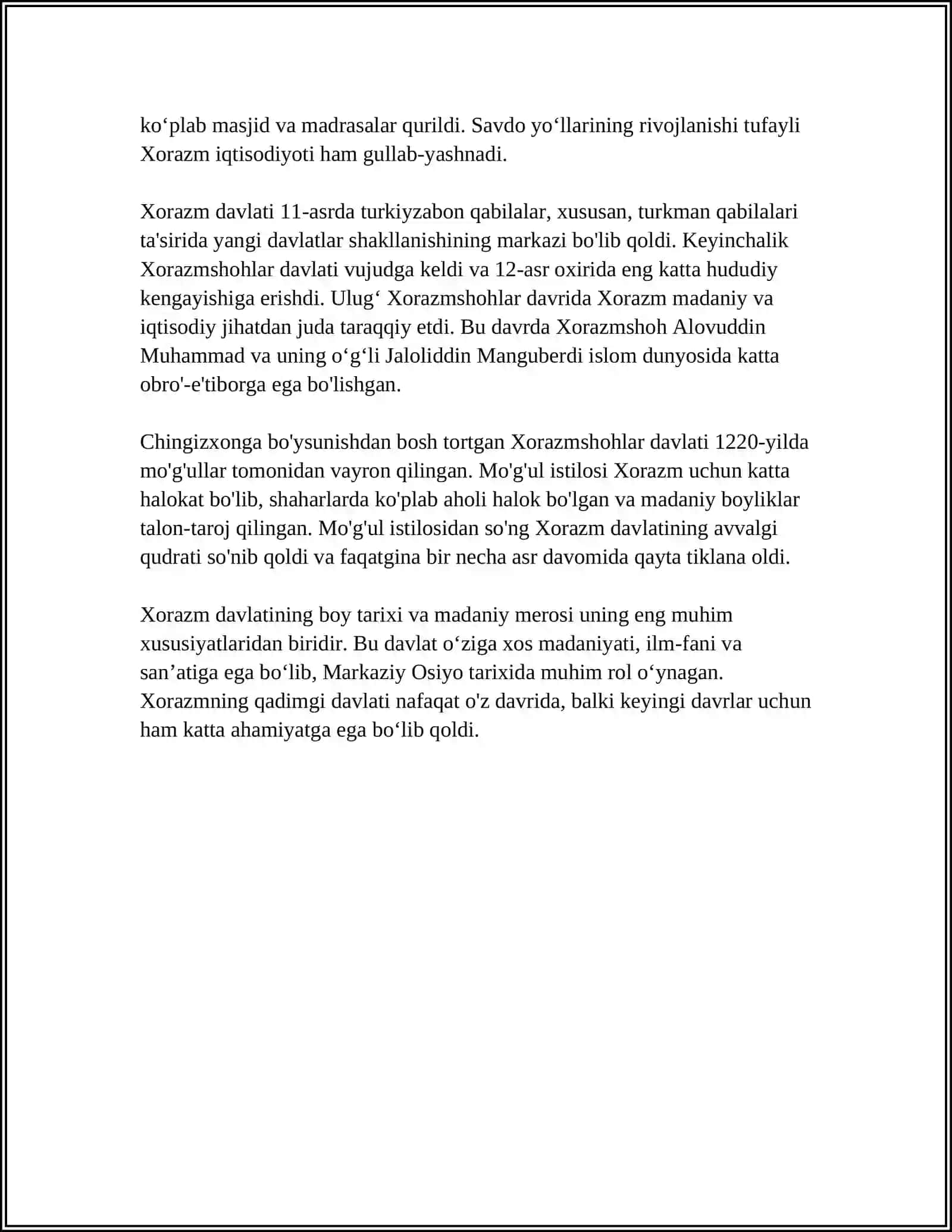 QADIMGI XORAZM DAVLATI 4