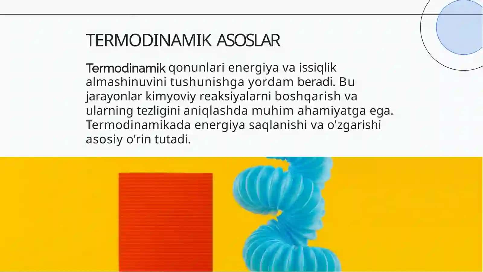 Nomuvozanat jarayonlari termodinamikasi va kimyoviy kinetika oʻrtasidagi munosabatlar 4