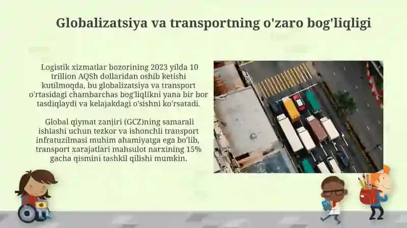 Transportning sanoat tarmoqlari joylashuvi 4