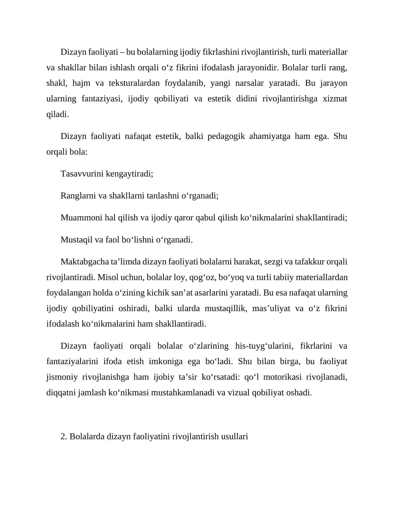 Maktabgacha ta’lim tashkilotlarida bolalarning dizayn faoliyati 4