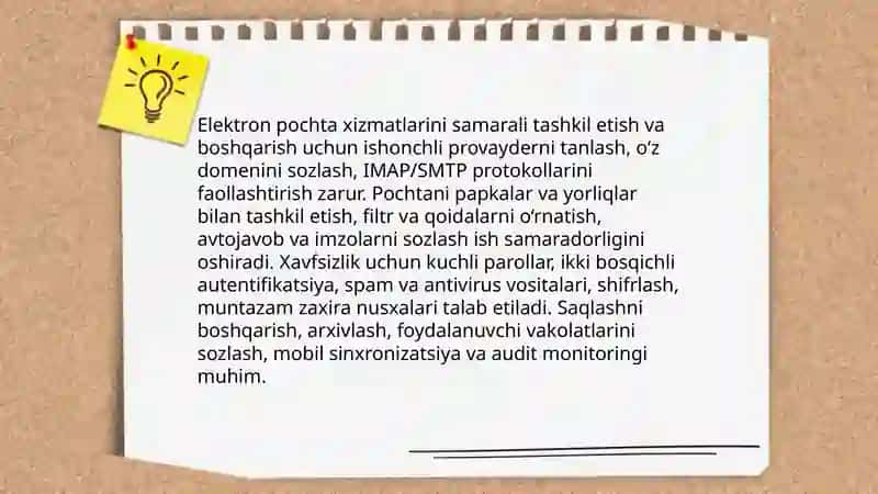 Internet xizmatlaridan samarali foydalanish 4