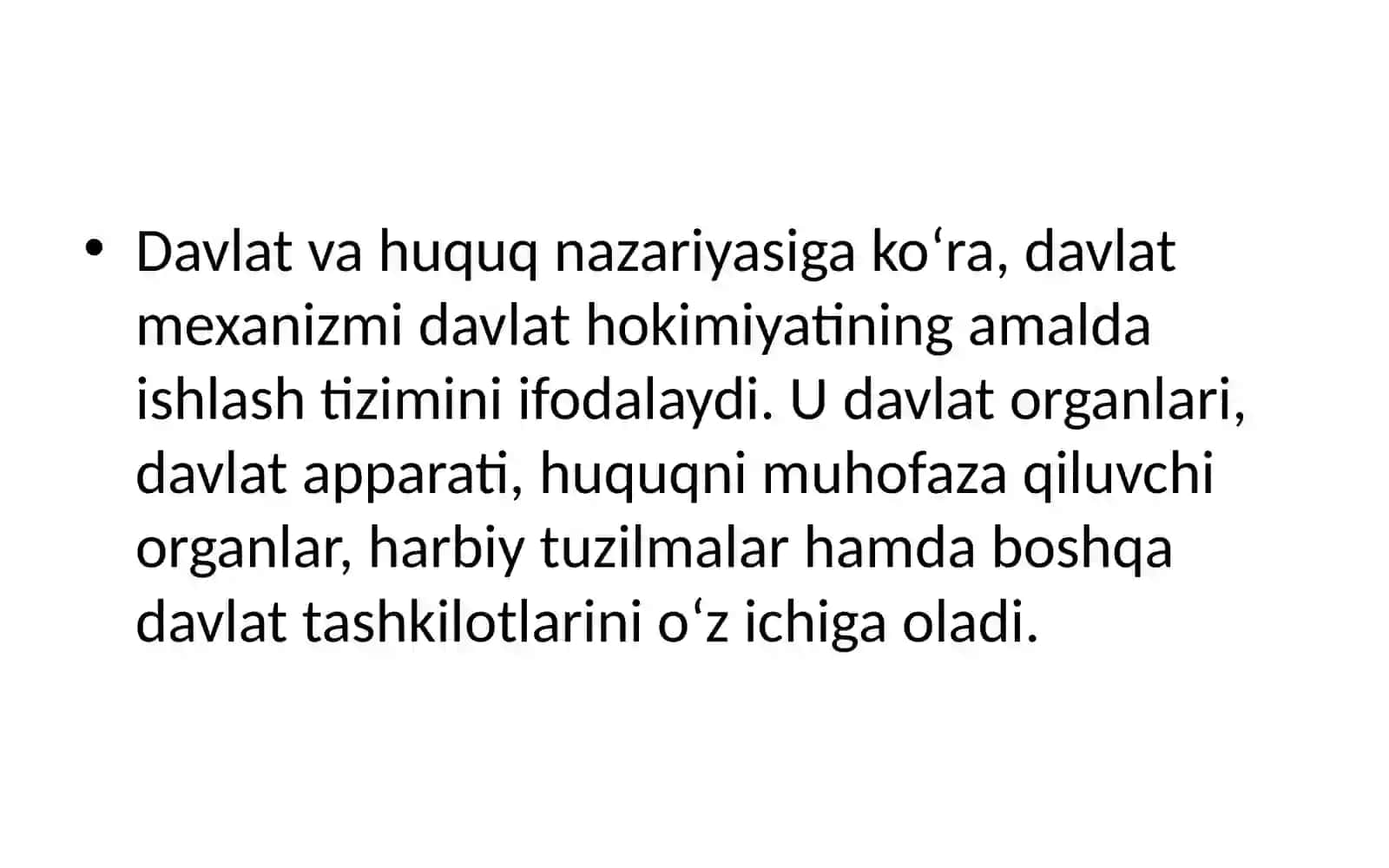 Davlat mexanizmi 4