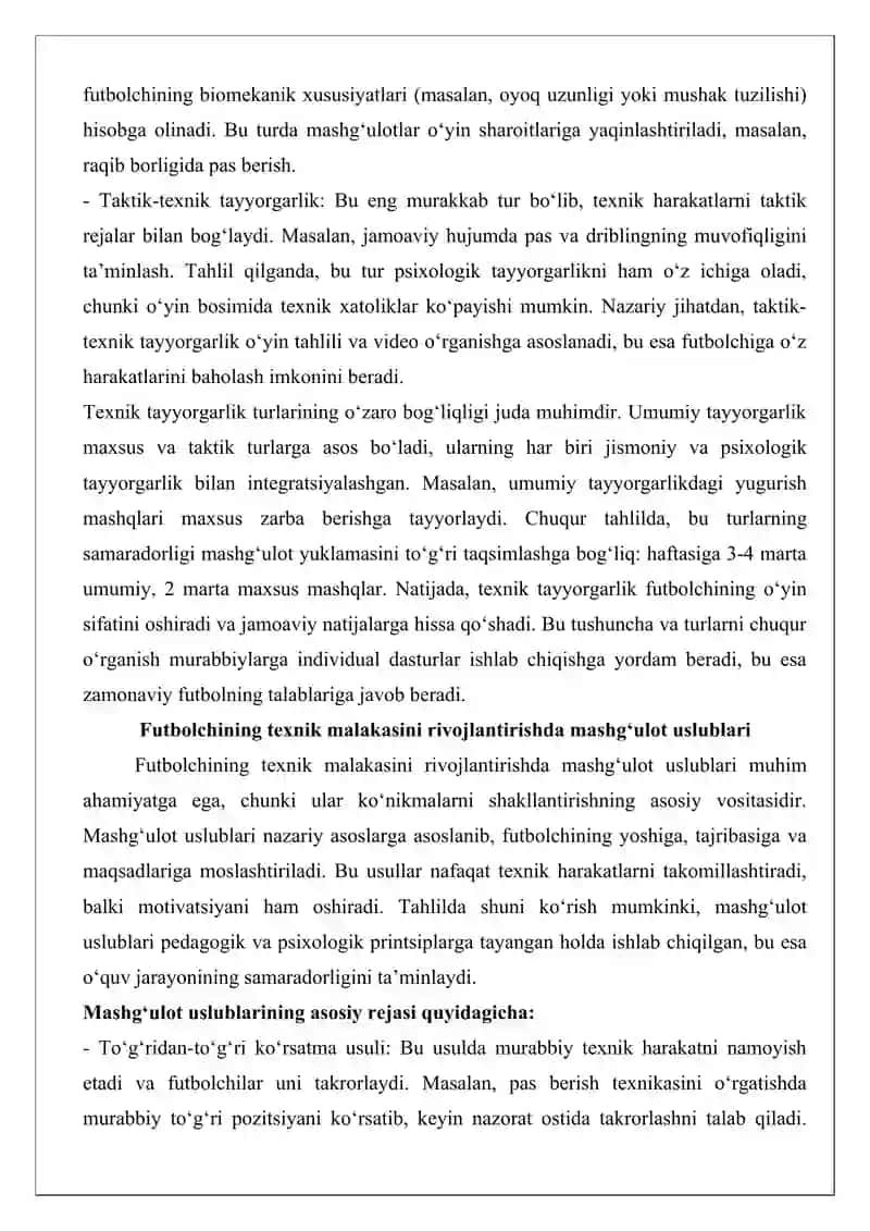 Texnik-Taktik Ko‘nikmalar 4