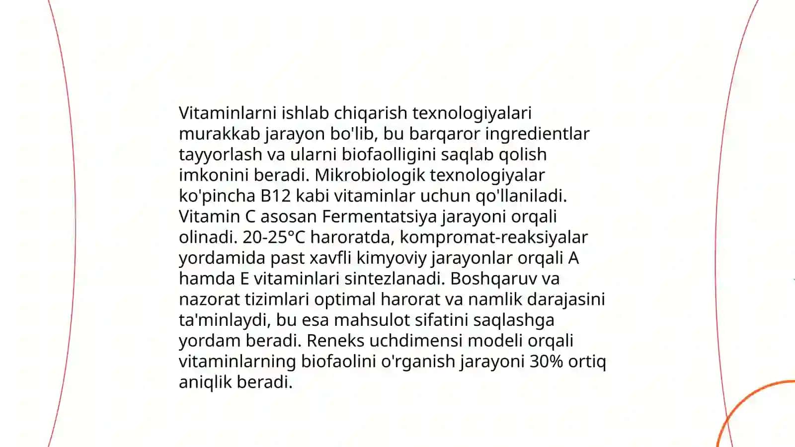 Vitaminlarni ishlab chiqarish va ularda foydalanish 4