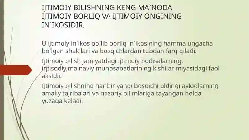 BILISHNING O`ZIGA XOS USULI SIFATIDA TUSHUNISHNING SIFATLI TADQIQOT SIFATI 4