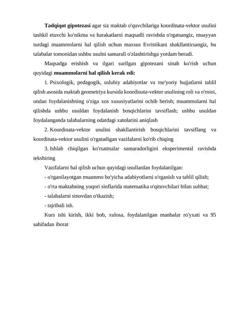 SONLAR O'QI KOORDINATA BURCHAGI BO'YICHA MASALALAR TANLASH VA TAYYORLASH 4