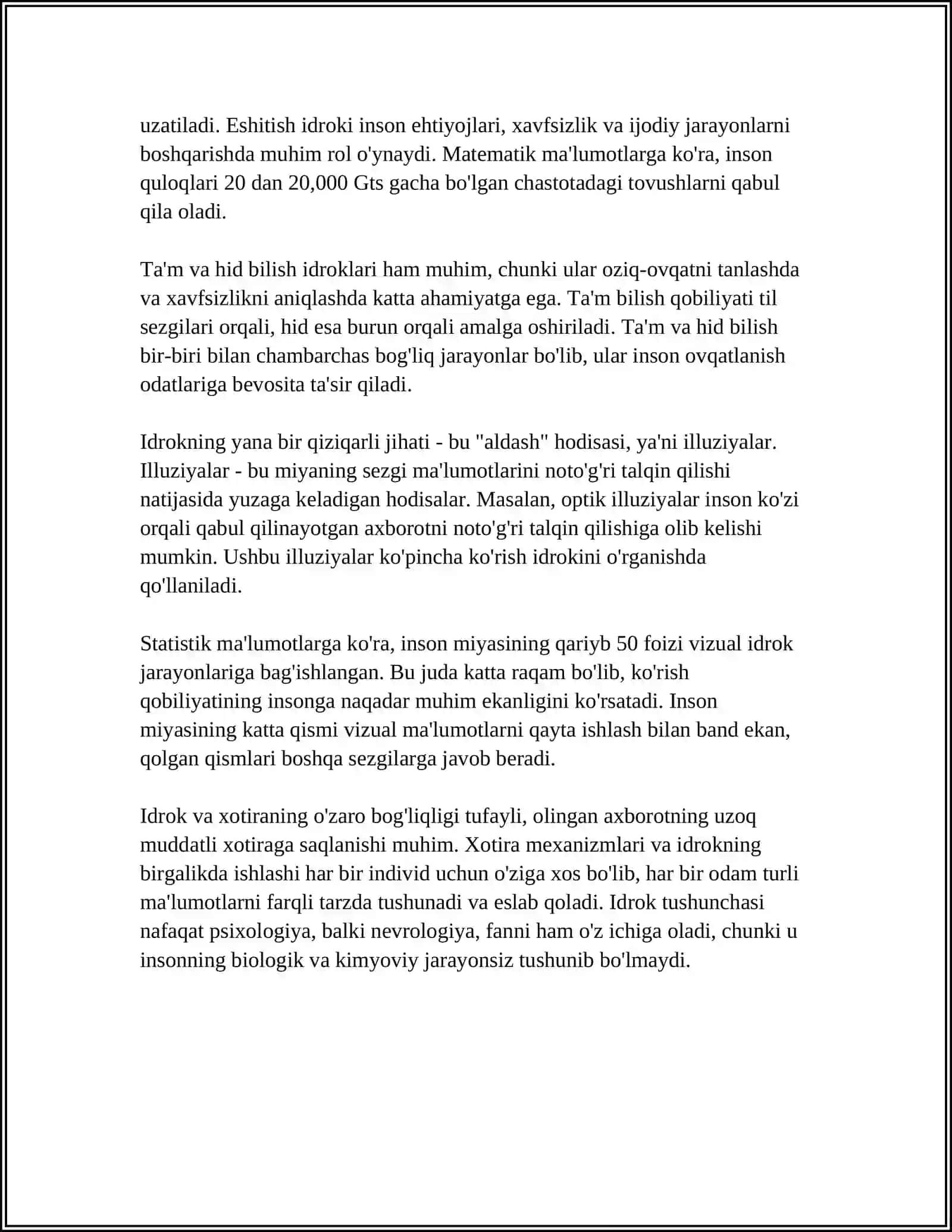 IDROK HAQIDA TUSHUNCHA VA UNING XUSUSIYATLARI 4
