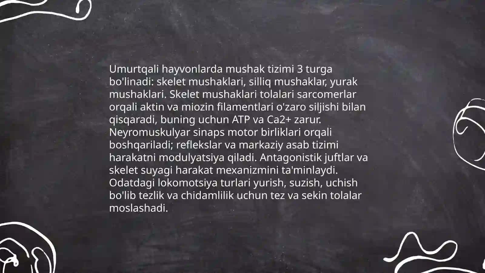 Umurtqali hayvonlarning anatomiyasi, fiziologiyasi, sistematikasi va tabiatda tutgan oʻrni 4