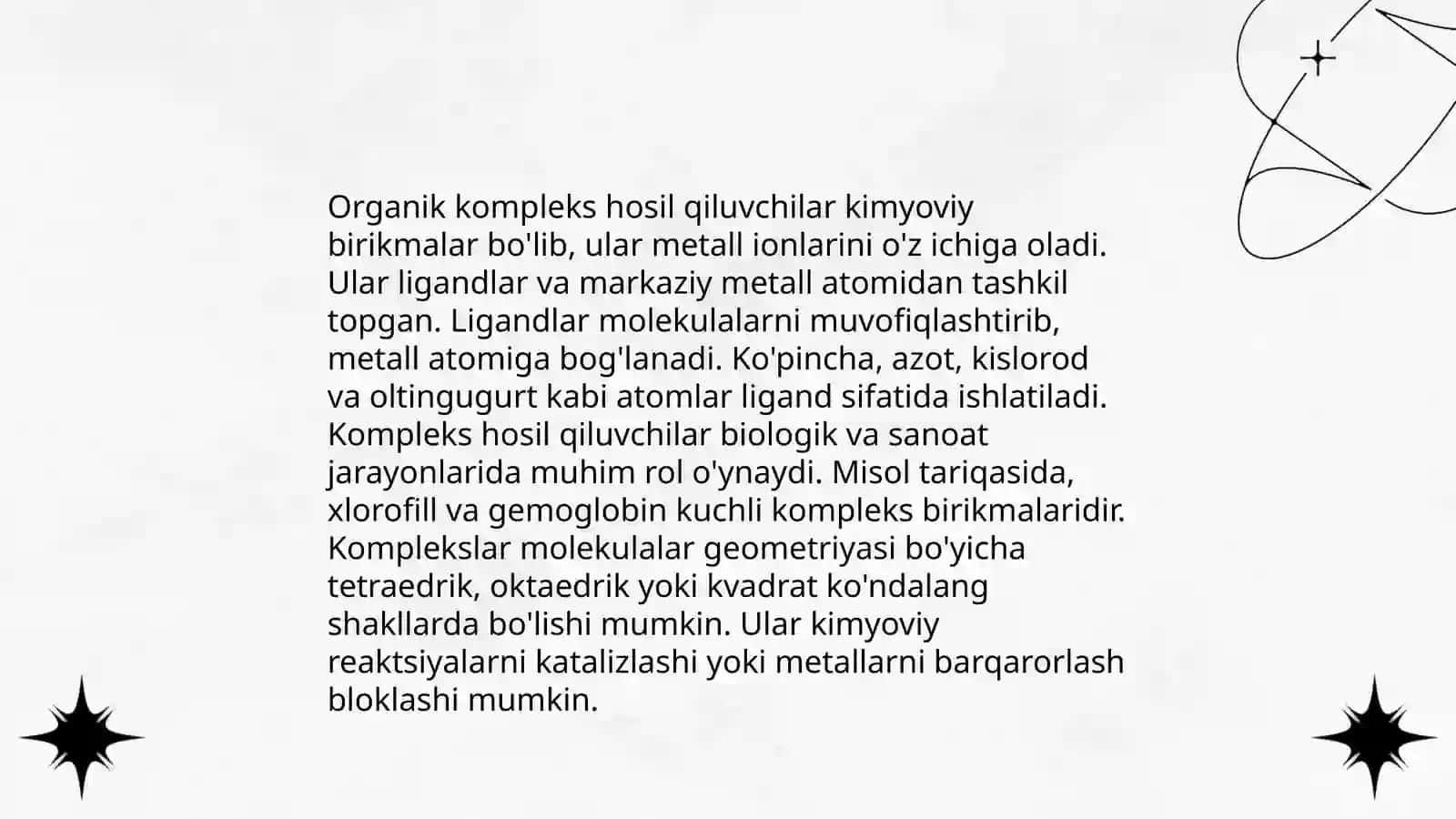 Organik kompleks hosil qiluvchilar. Ularning yutuq va kamchiliklari, texnologiyada qо‘llanilishi 4