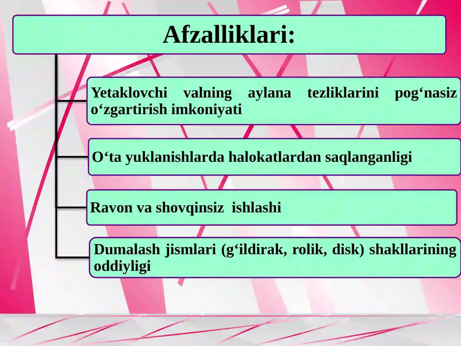 Friksion uzatmalar va variatorlar. Umumiy ma’lumotlar. Friksion uzatmalarni hisoblash. Variatorlar to‘g‘risi­da qisqacha ma’lumotlar 4