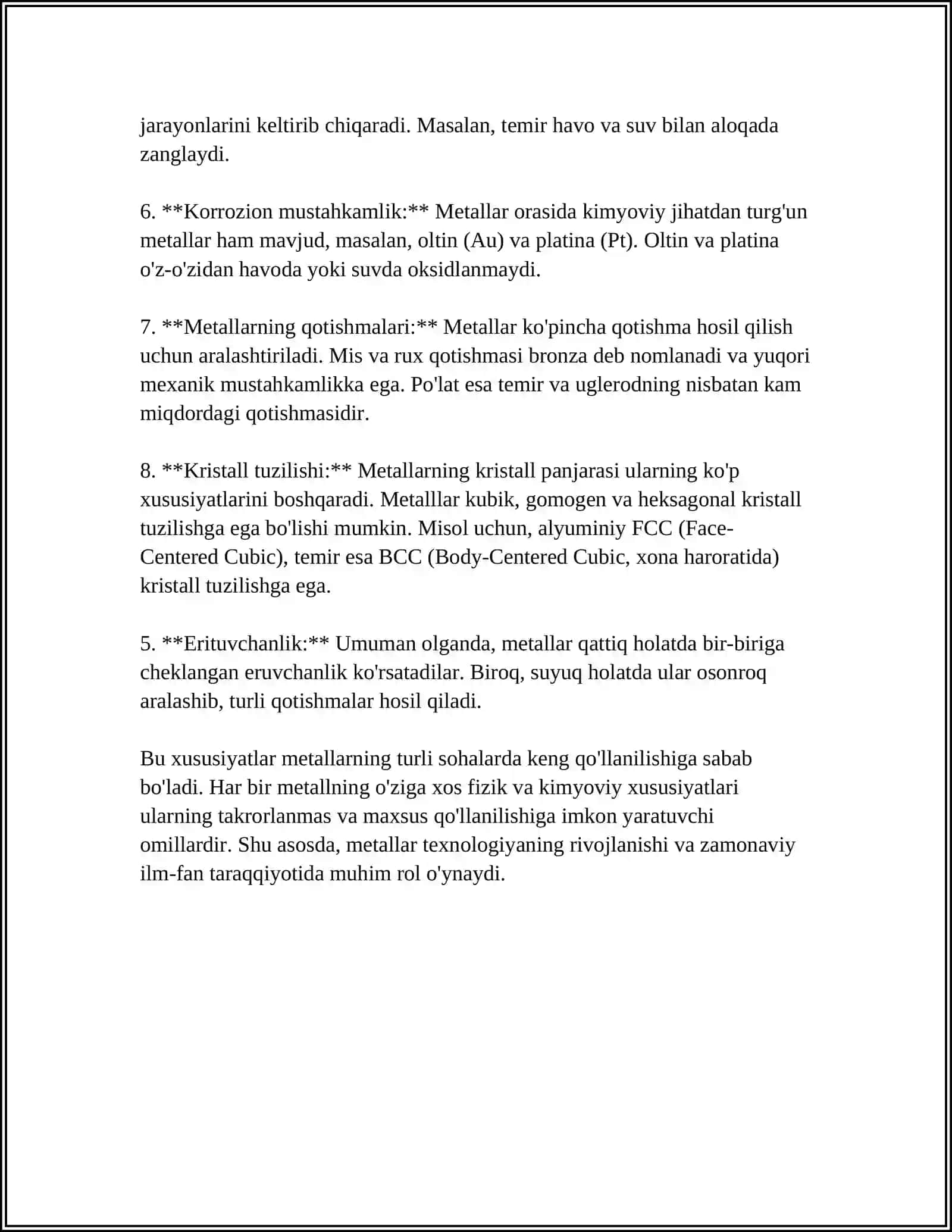 METALL ISHLAB CHIQARISH TEXNOLOGIYASINING ASOSLARI 4