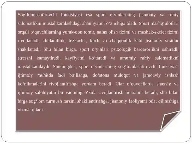 BOB.SPORT O‘YINLARIDA MASHG‘ULOT JARAYONINING NAZARIY-METODIK ASOSLARI 4