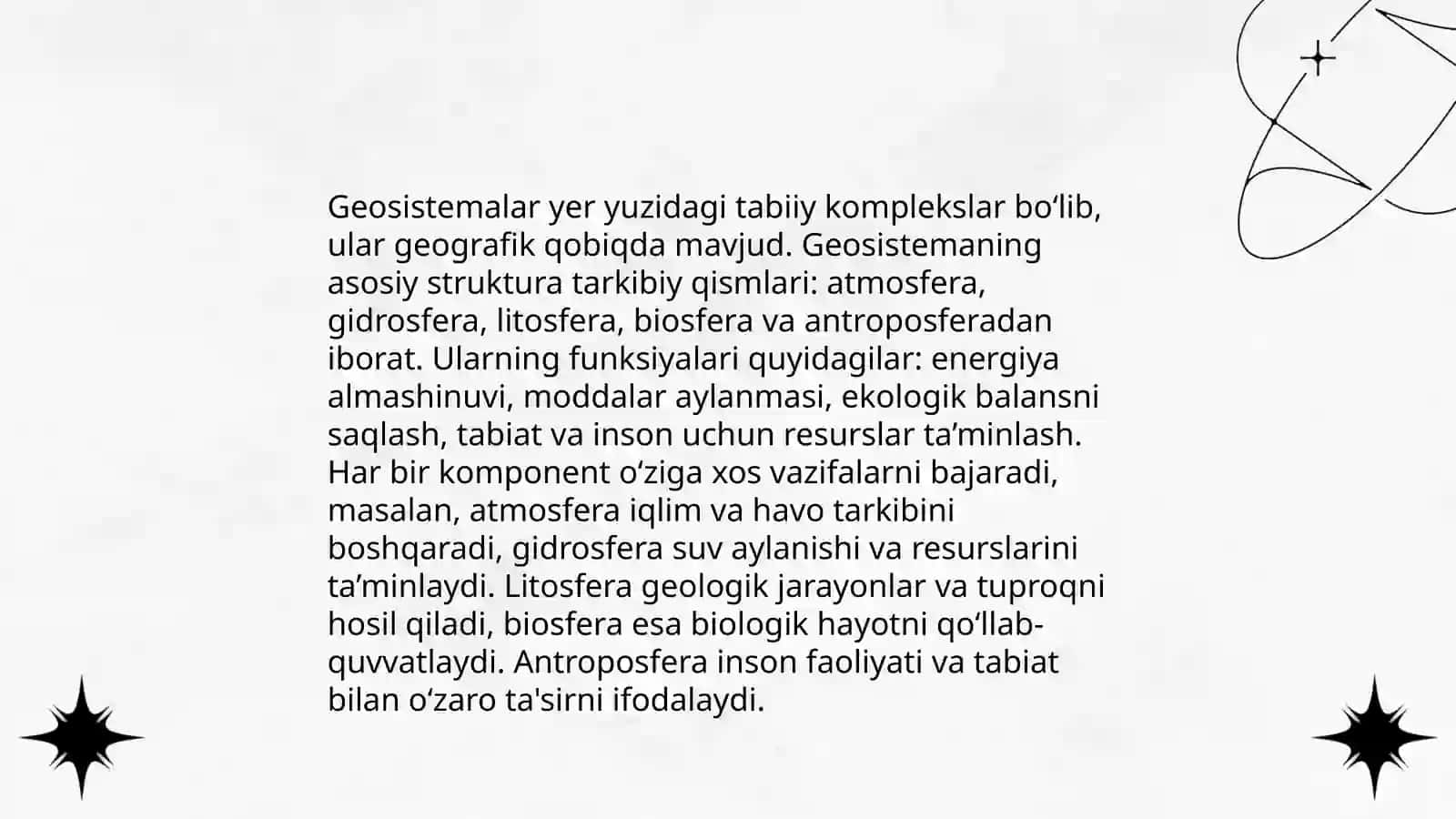 Geosistemalarni tavsiflashda GIS usullarini qo’llash 4