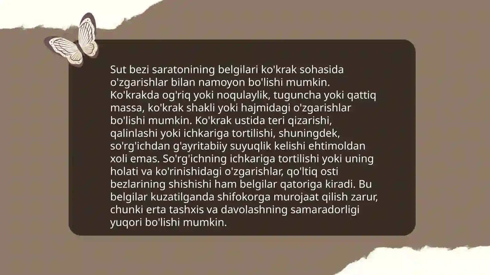 Ayollarda sut bezi saratoni va uni davolashda foydalaniladigan dori vositalari 4