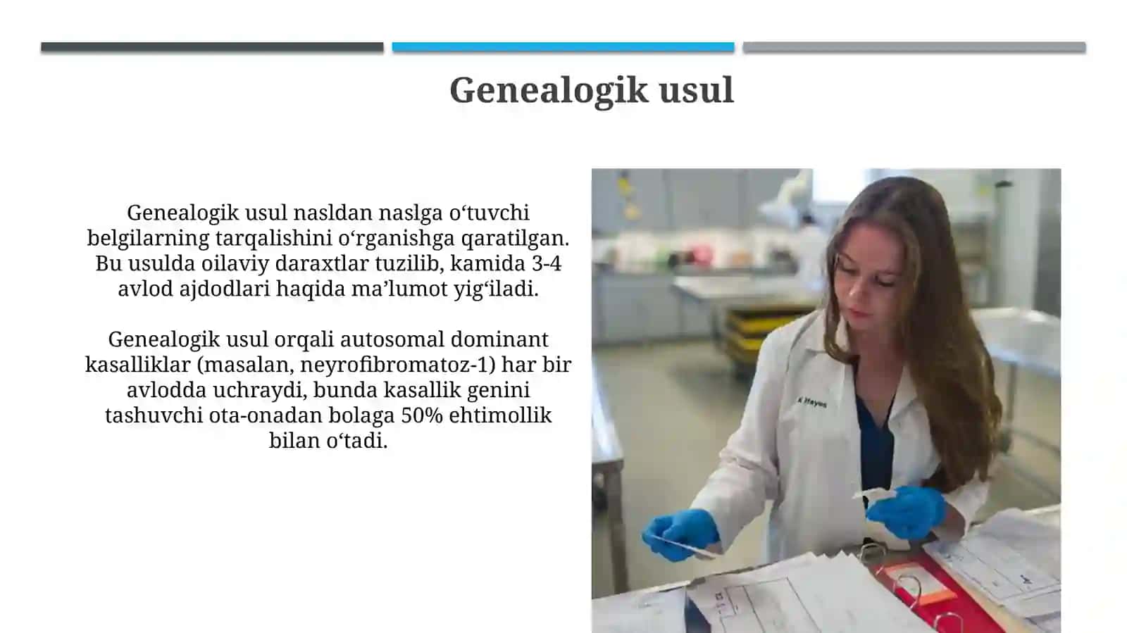 Odam irsiyatini oʻrganishdagi asosiy usullar 4