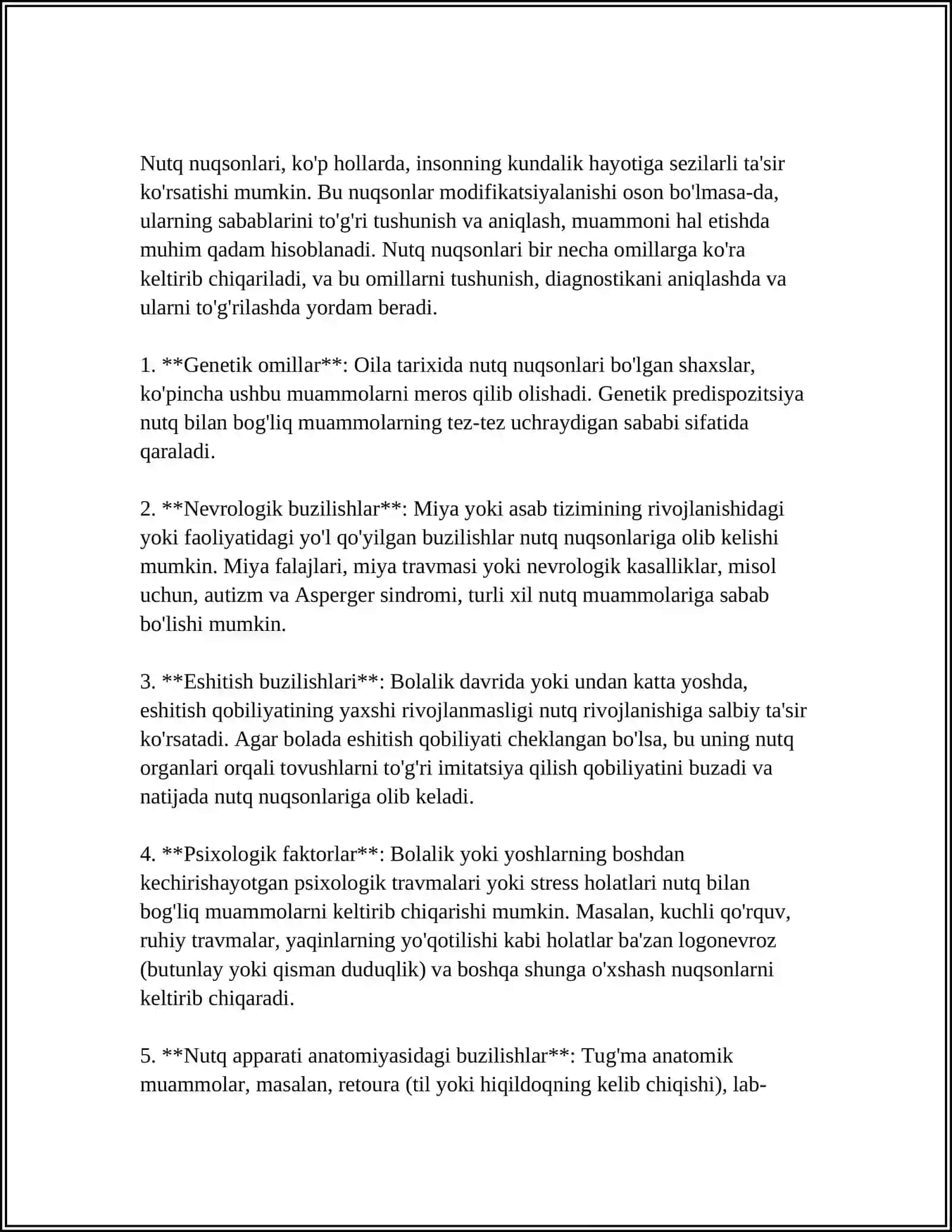 INSON NUTQI NUQSONLARINING ORGANISH METODLARI 4