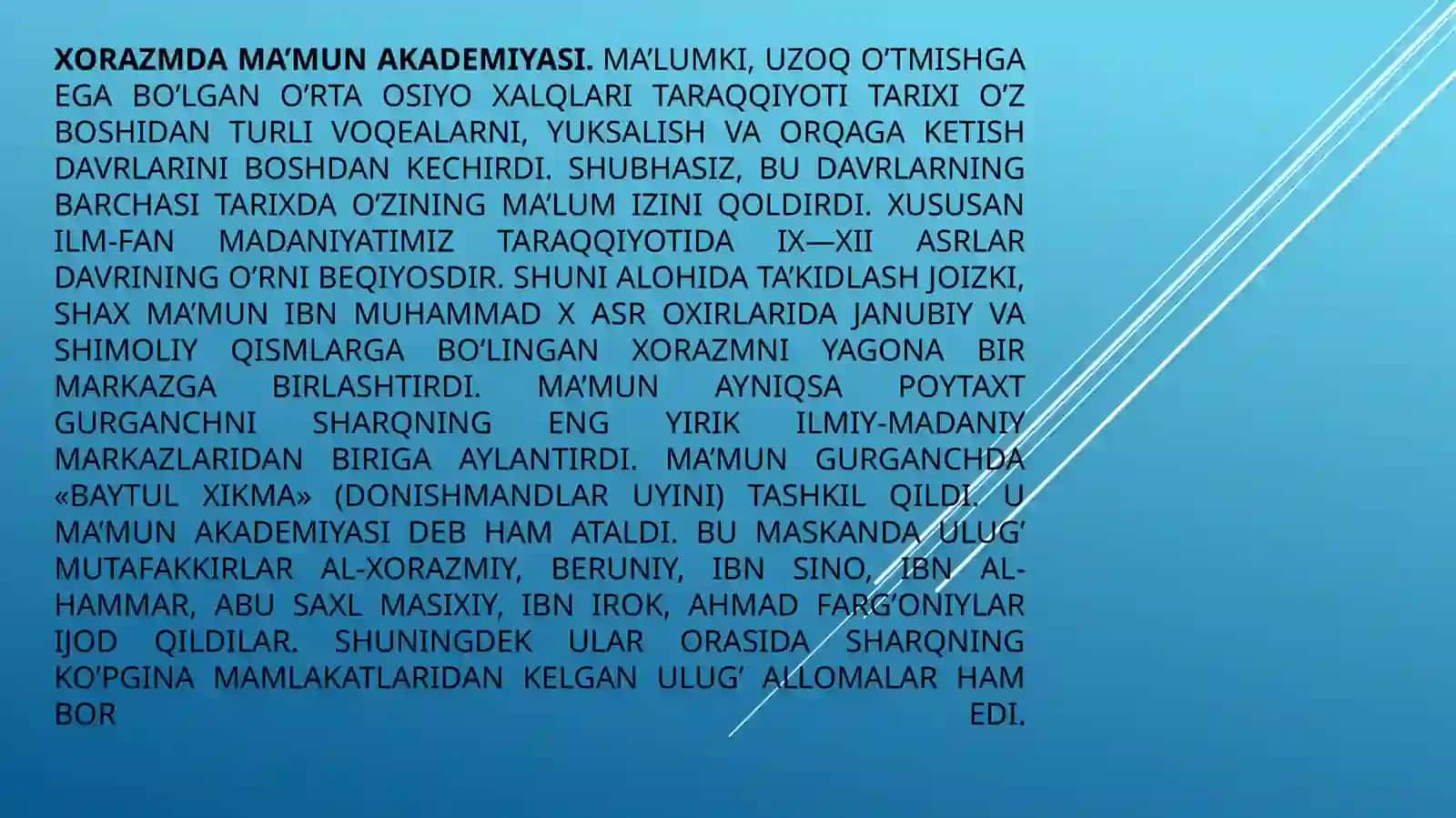 Oʻrta Osiyoning IX-XII asrlar tarixiga oid yozma manbalar 4