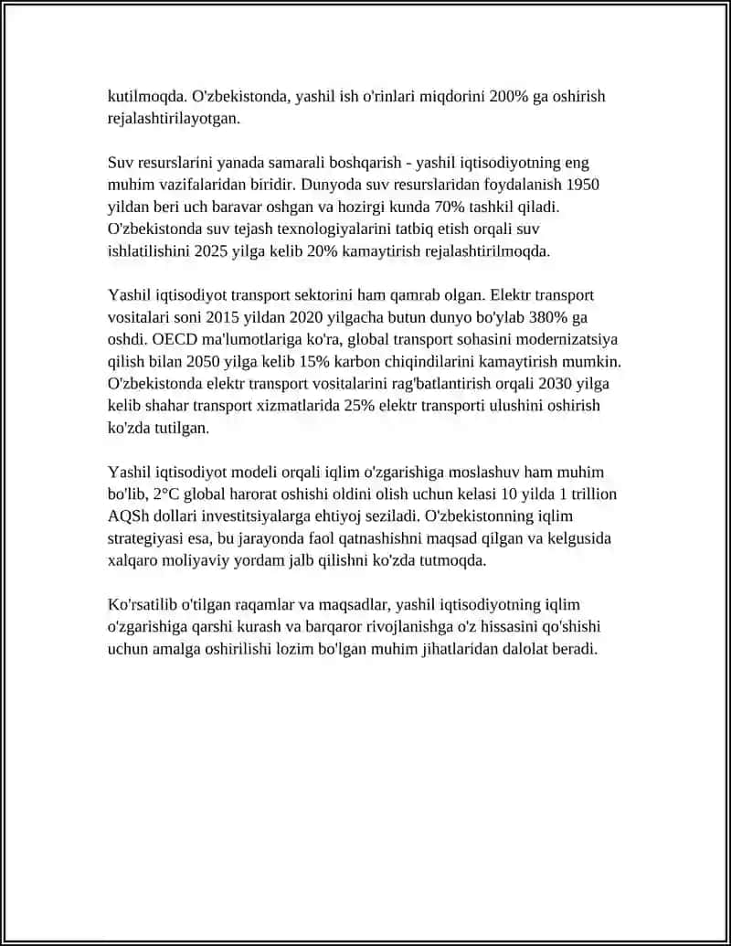 YASHIL IQTISODIYOTGA ÕTISHNING AQSH TAJRIBASI 4