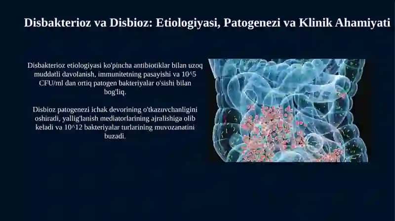 Disbakterioz va dizbakteriozning zamonaviy bakteriologik diagnostikasi 4