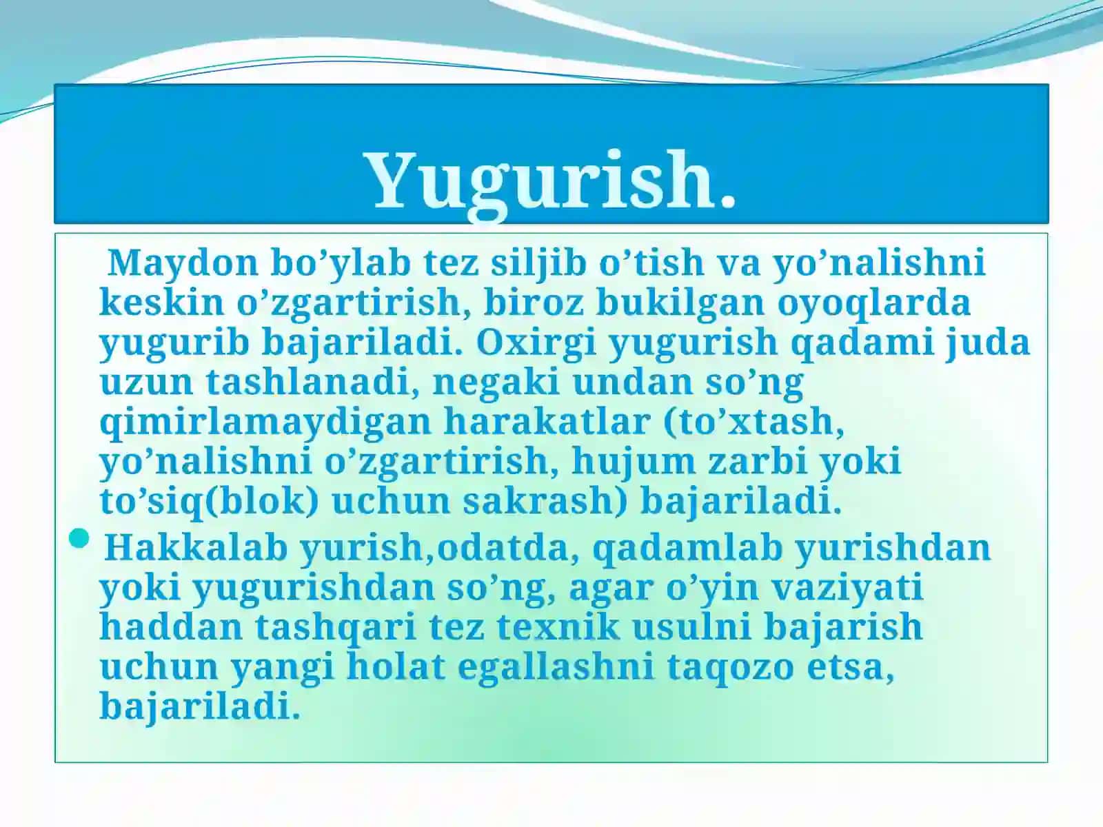 Voleybolo’yinihujumvahimoyatexnikasidantashkiltopgan.Hujumvahimoyaham,o’znavbatida,turish,siljishhamdato’pniegallashtexnikasigaajratiladi 4