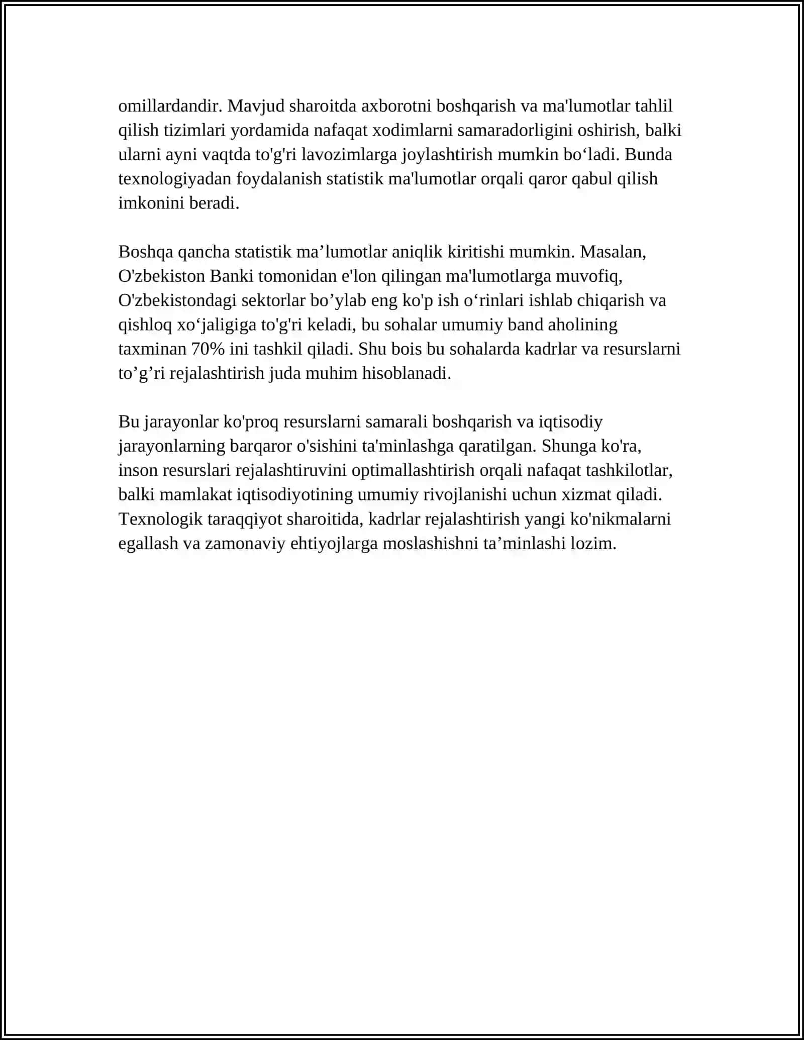 INSON RESURSLARINI BOSHQARISH VAZIFALARI 4
