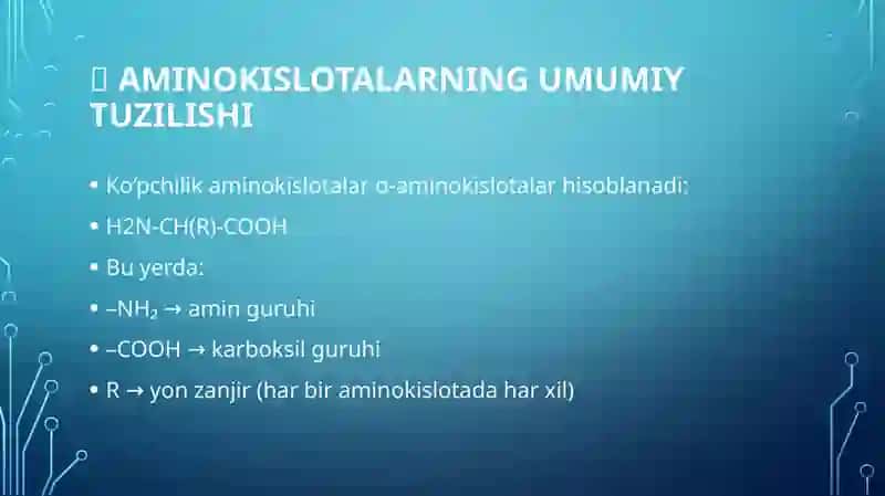 AMINOKISLOTALAR 4