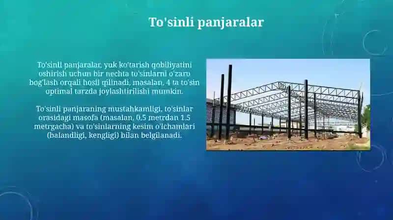 Tòsnlarning ozaro biriktirish usullari,tosinlar panjarasi yiģma tosinlarning ustvorligi 4