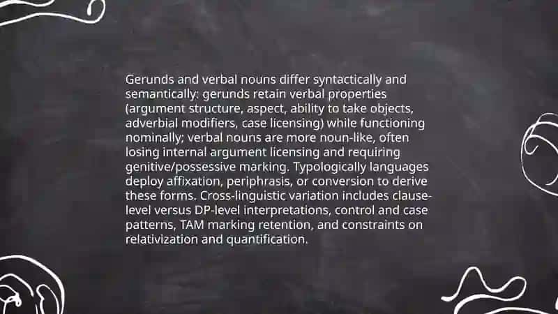 Non-finite (functional) forms of the verb and their manifestation in the languages being compared 4