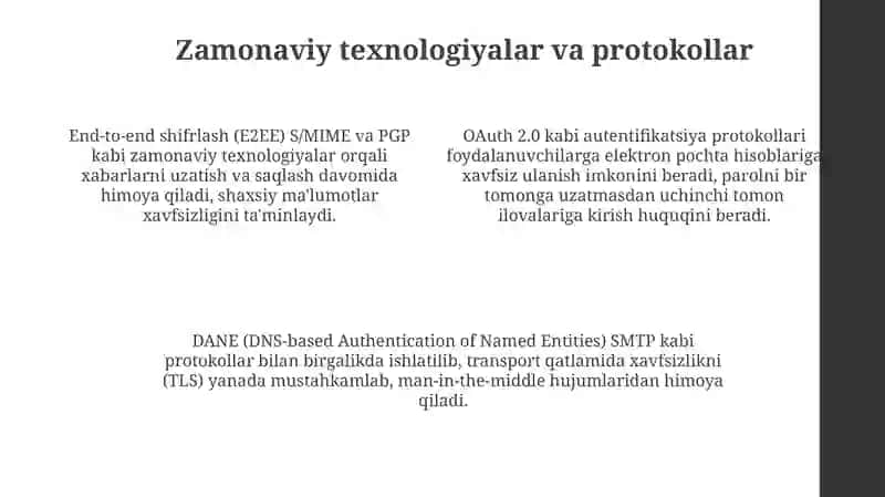 Internet electron pochta xizmatlari 4