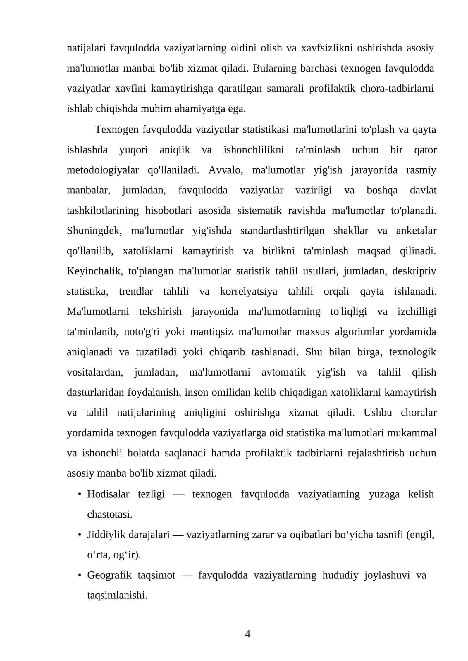 Texnologik favqulodda vaziyatlarni oldini olishga qaratilgan profilaktik tadbirlarni o'rganish 4